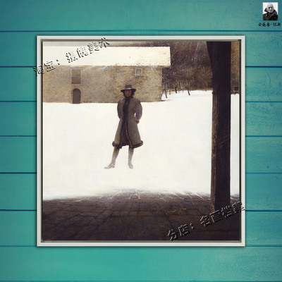 前哨站 Outpost 美国 20世纪世界名画 蛋彩画 Andrew Wyeth 怀斯