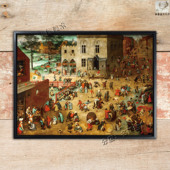 Bruegel 孩子们 Pieter北欧 Games 勃鲁盖尔油画 游戏 Childrens