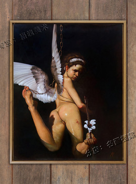 爱神安忒洛斯 Eros Anteros 希腊油画 相爱之神 挂画 回报ferri画