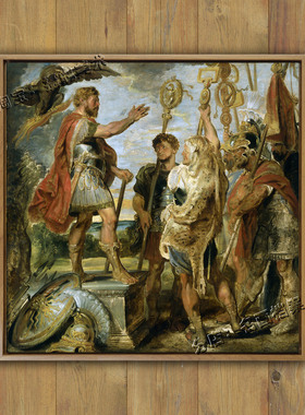 罗马军团 Decius Mus Addressing the Legions 中世纪战争油壁画
