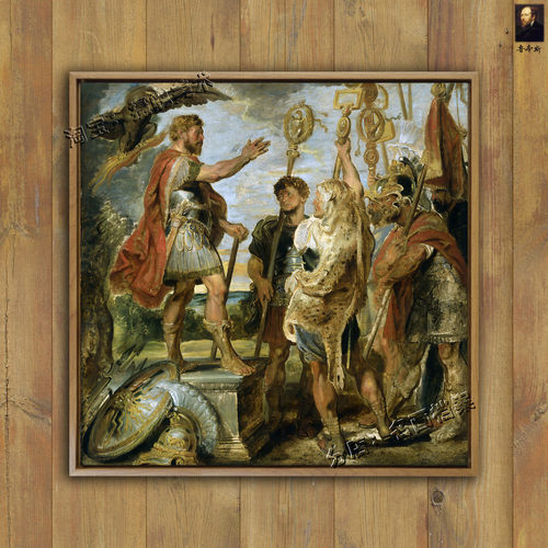 罗马军团 Decius Mus Addressing the Legions 中世纪战争油壁画