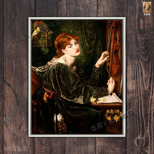 拉斐尔前派艺术名画美女 Veronese 维罗妮卡·维罗内塞 Veronica
