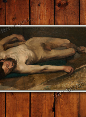 男性裸体 Male Nude 埃德加德加 Edgar degas 男裸体人体画艺术