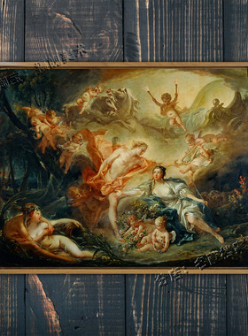 阿波罗向牧羊女伊赛揭示他的神性 Apollo and Isse 图尔美术馆 画