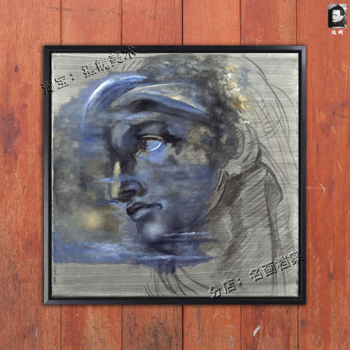 Head of Giuliano di Medici 达利 超现实人物 Dali 头像古代武士