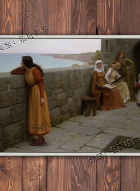 人质 The Hostage 中世纪 名画 战争装饰画 风俗画 民宿题材 挂画