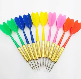 耐摔一体镖硬式飞镖盘飞标针式飞镖 夜市庙会摆摊扎气球飞镖17克