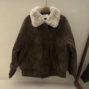 2025韩系设计款 翻领休闲宽松鹅绒服 鹅绒服Vibrant韩版