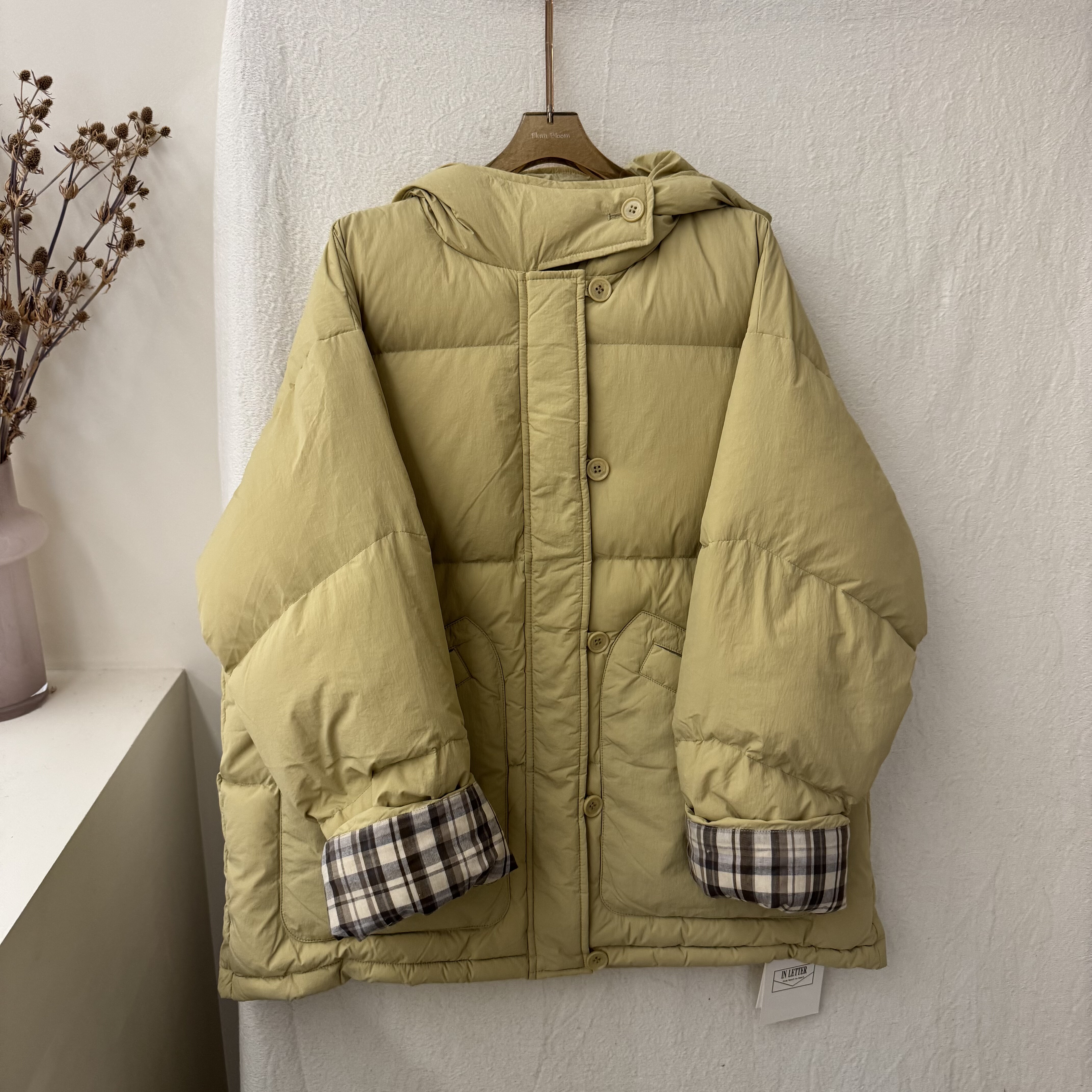 2025韩系设计款秋季新款韩版宽松休闲百搭立领羽绒服女款