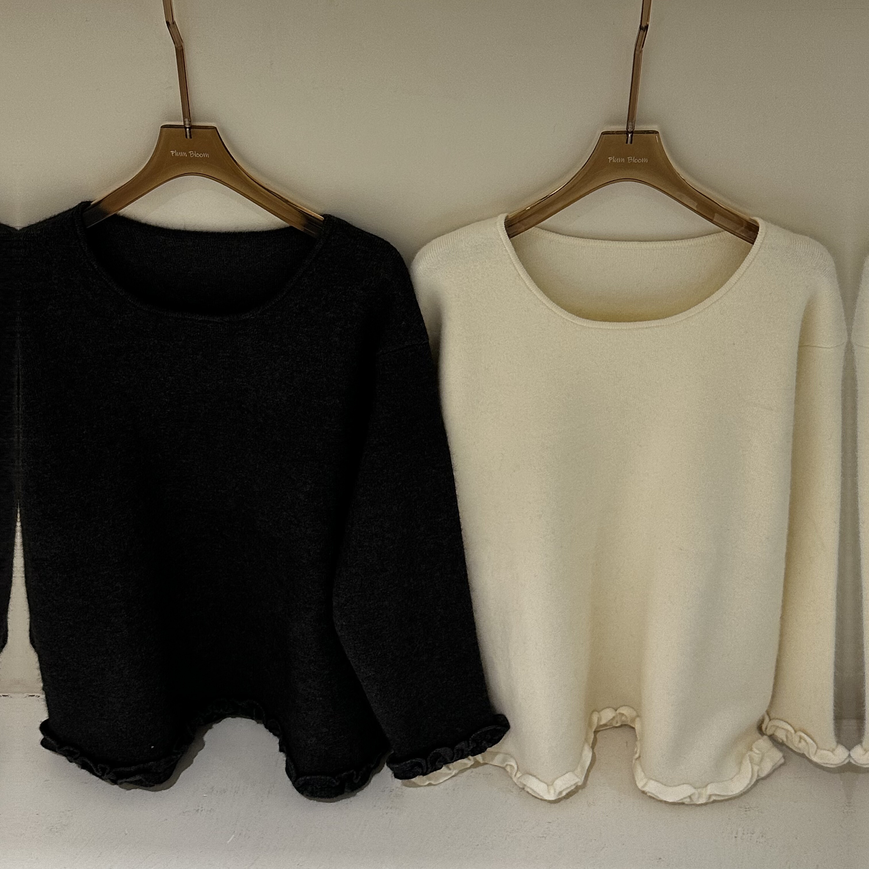 韩系设计款秋季新款韩版宽松休闲百搭圆领套头女款