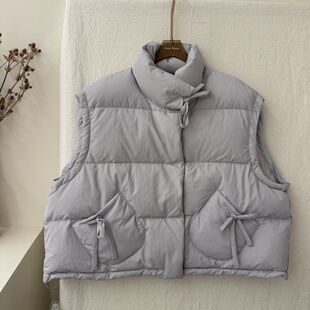 宽松休闲百搭圆领马甲女款 2025韩系设计款 韩版 新款 秋季