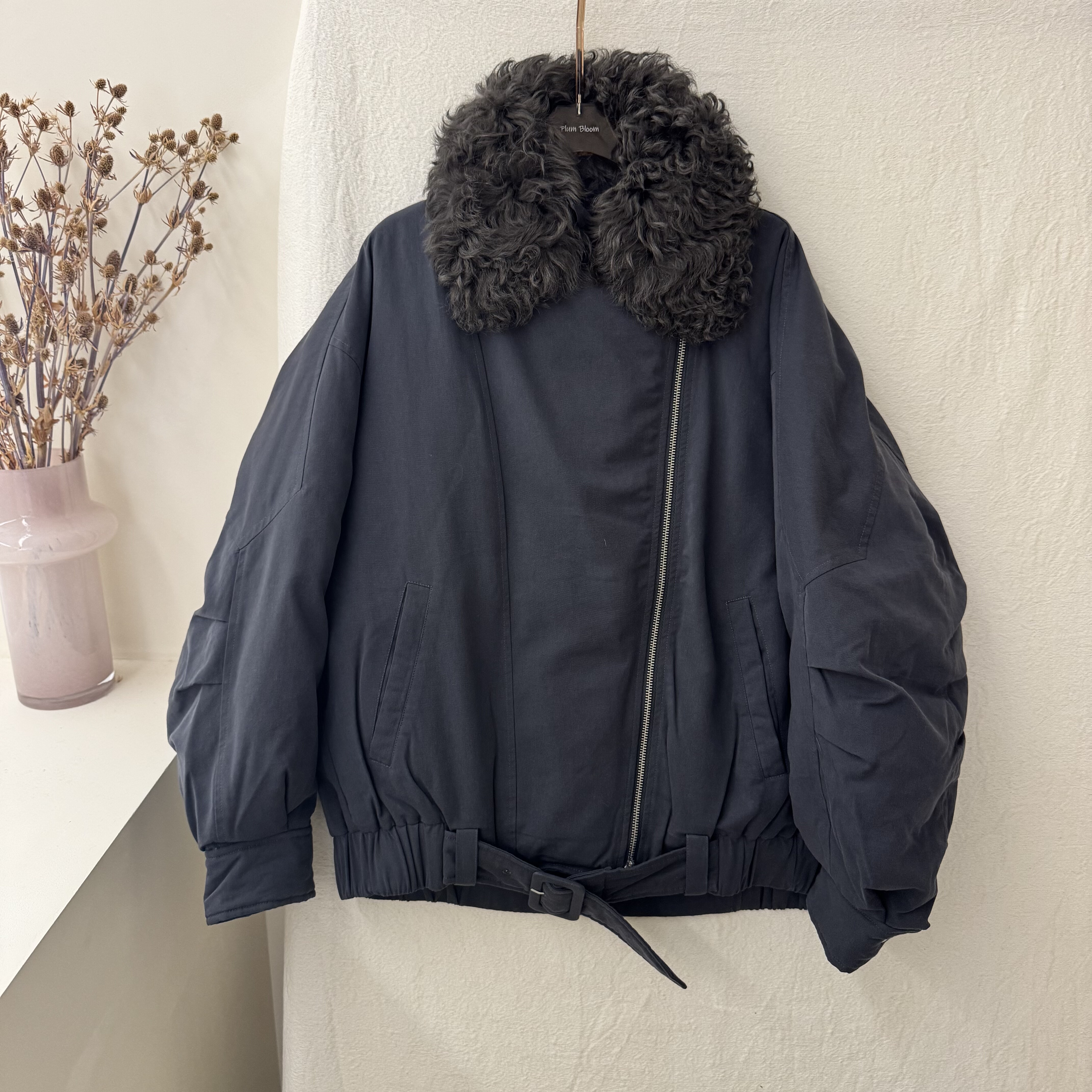 2025韩系设计款秋季新款韩版宽松休闲百搭翻领羽绒服女款