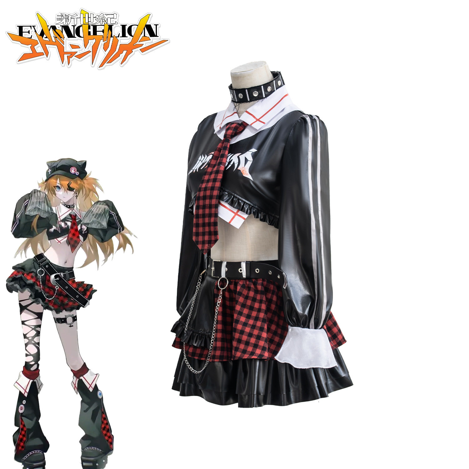 明日香cos服摇滚乐队战士手办同款cosplay二次元动漫角色扮演服装