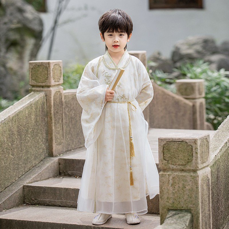 男童汉服宋朝服装男孩宝宝唐装儿童古装演出服圆领袍书生诗人套装,童装/婴儿装/亲子装,汉服,淘宝优惠券,粉丝福利购,淘宝优惠卷