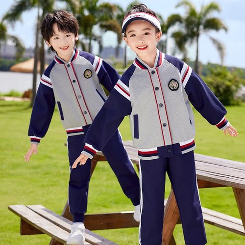 新款校服套装小学生春秋装幼儿园毕业服老师园服棒球服儿童班服夏