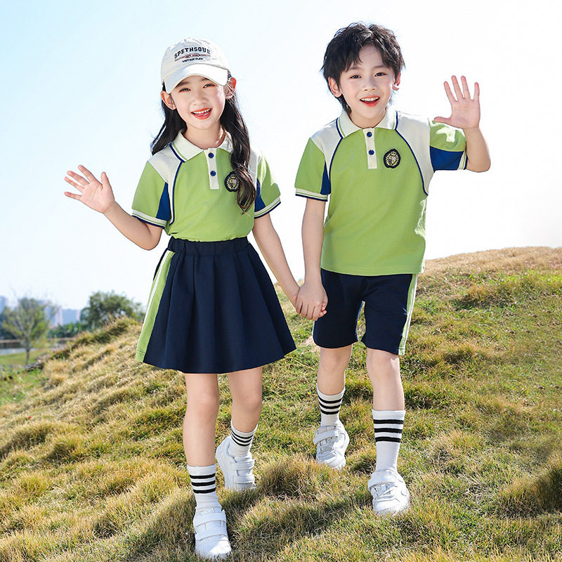 幼儿园园服夏款小学生校服儿童班服套装舒适宽松运动表演服