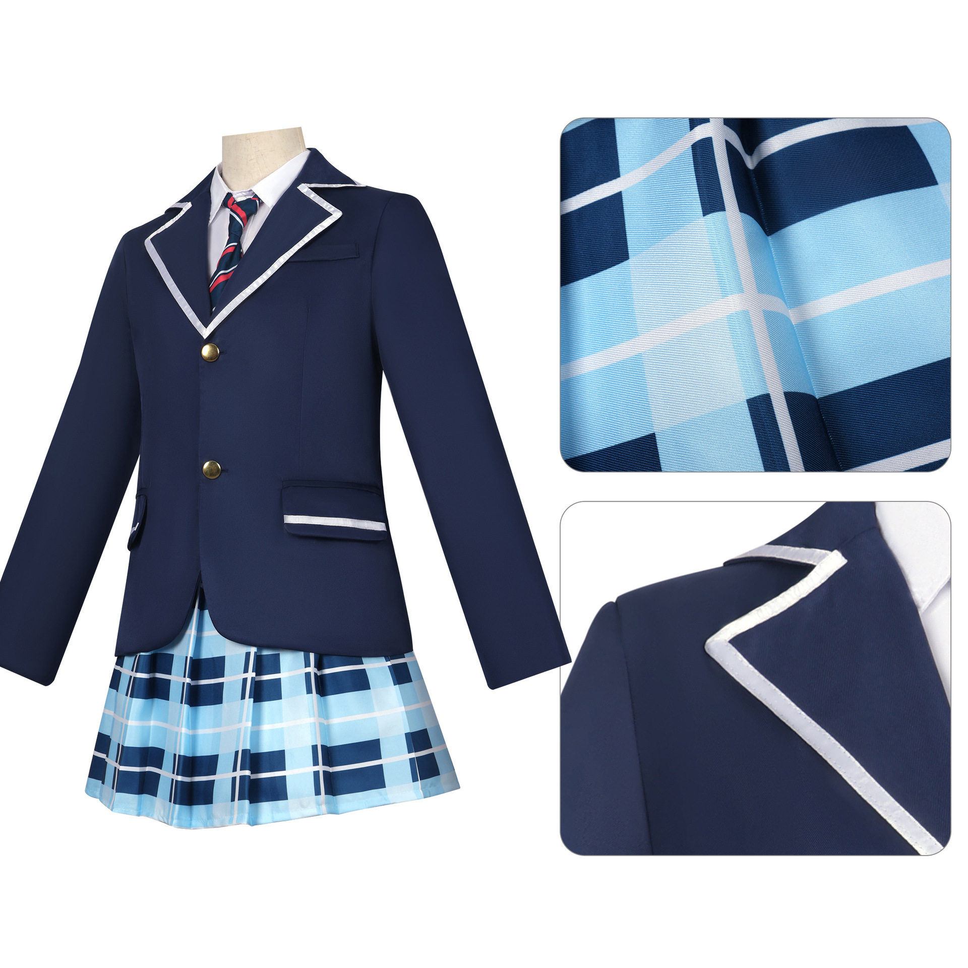 世界计划彩色舞台白石杏草薙宁宁校服cos神山高校制服cosplay现货