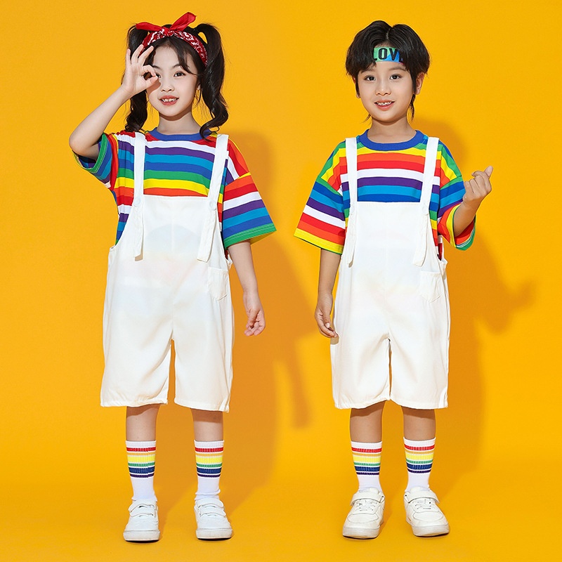 六一儿童小学生啦啦队服装幼儿园校运动会开幕式拉拉队演出服套装