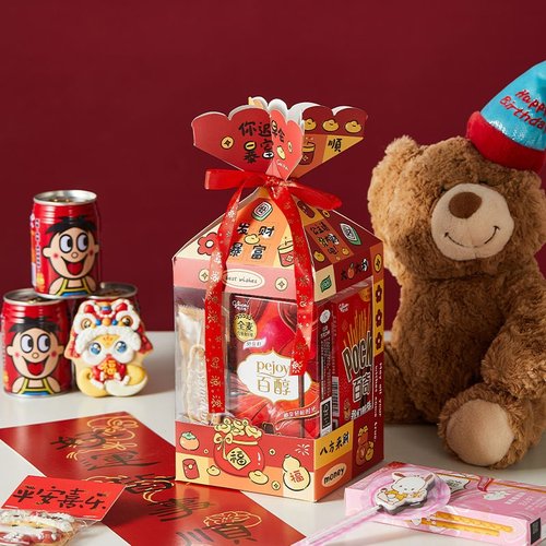 新年春节礼物网红爆炸盒子送女生小朋友闺蜜糖果零食礼盒伴手礼包