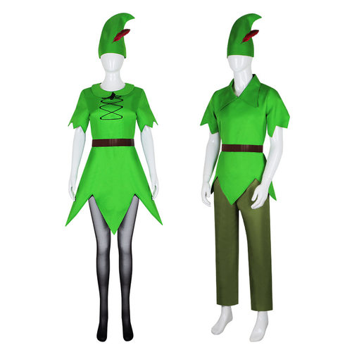 小飞侠彼得潘cosplay服Peter Pan cos服成人儿童万圣节舞台表演服