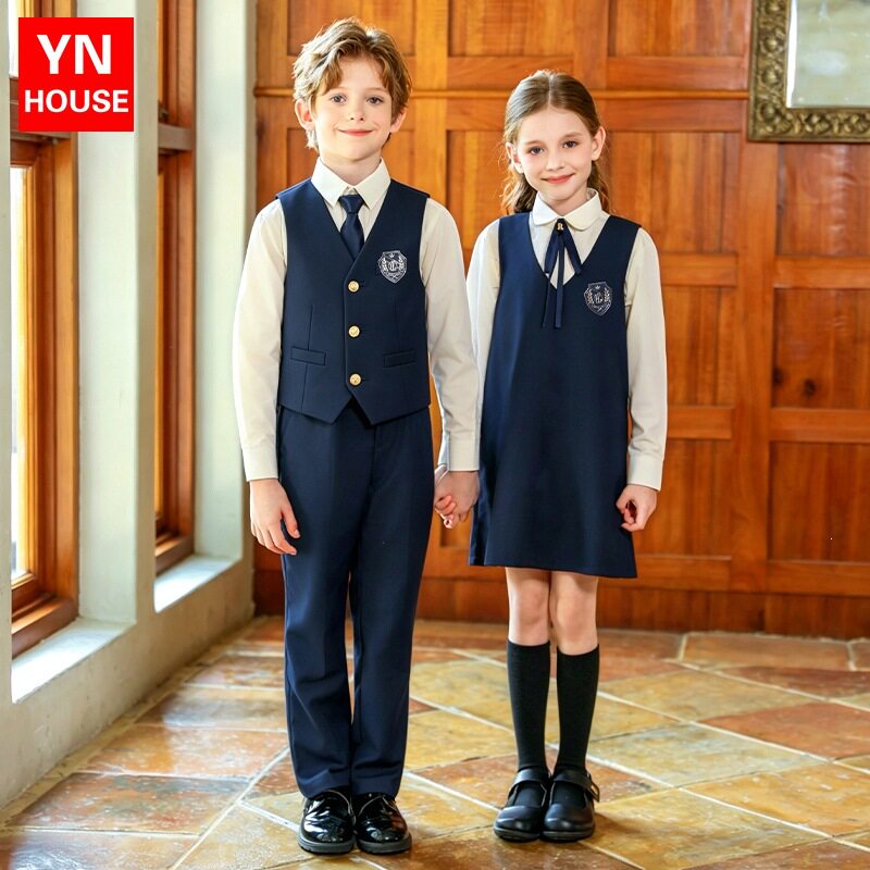 儿童校服套装小学生班服男女童合唱演出服幼儿园毕业礼服朗诵表演