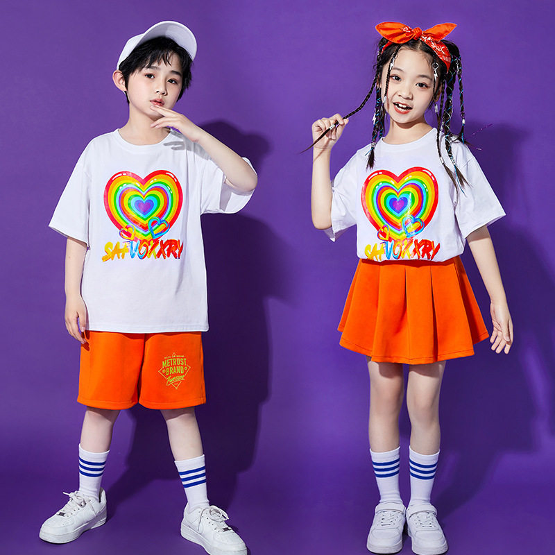 六一儿童演出服小学生运动会开幕式团体表演啦啦队服装幼儿园班服