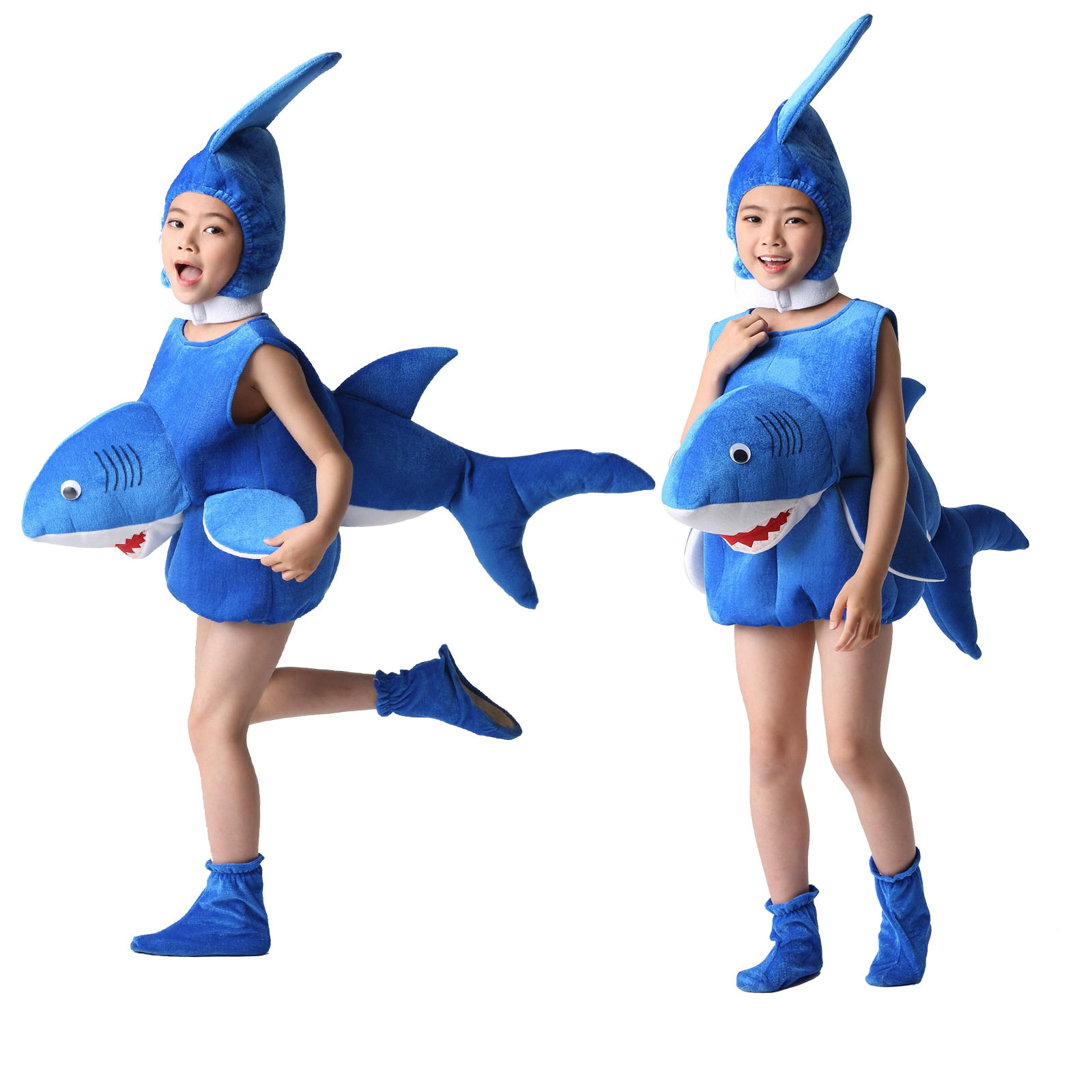海底总动员儿童cosplay演出服小丑鱼海龟章鱼海马海星海龟表演服
