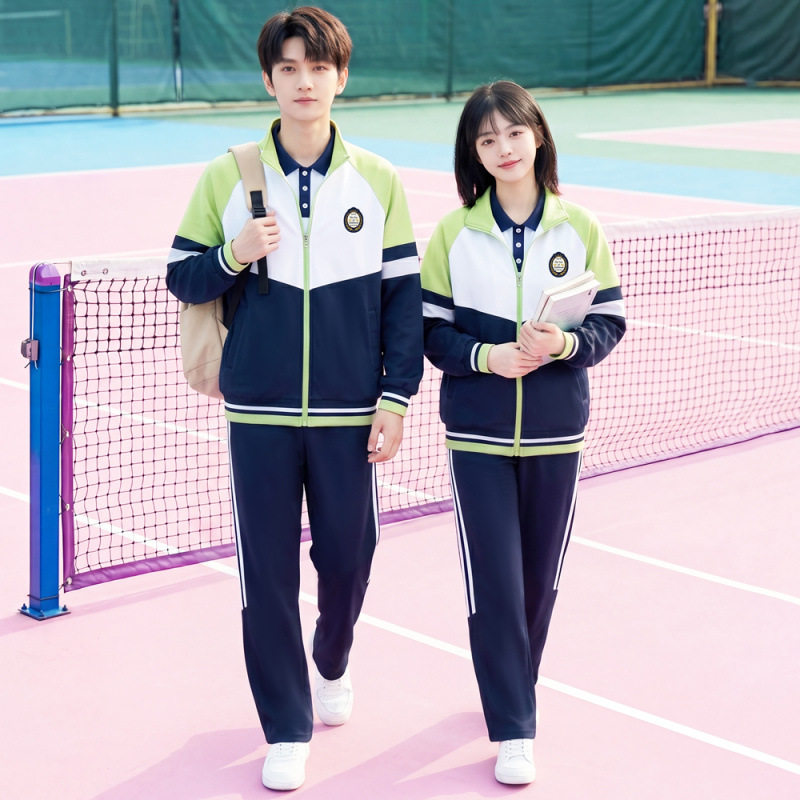 2026已出货 校服学院风初中高中小学生班服情侣装春秋三件套