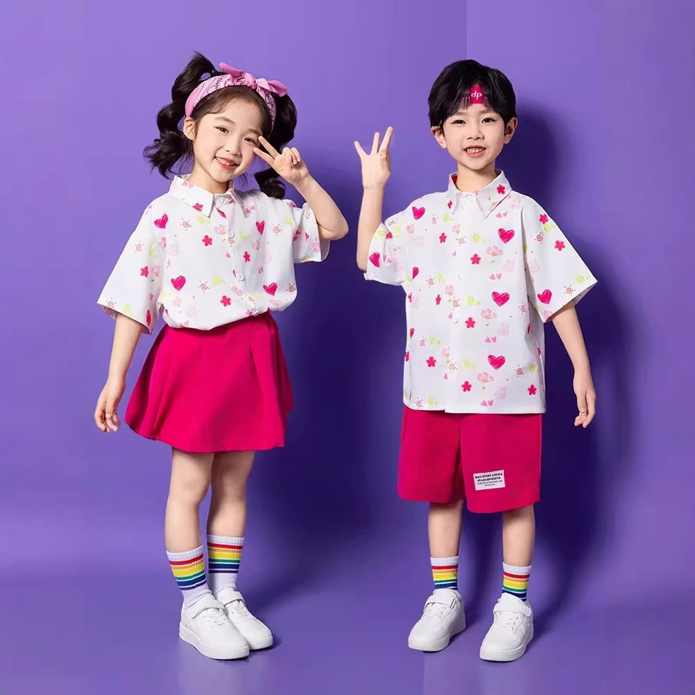 六一儿童节表演服幼儿园啦啦队舞蹈演出服蓬蓬裙纱裙小学生合唱服