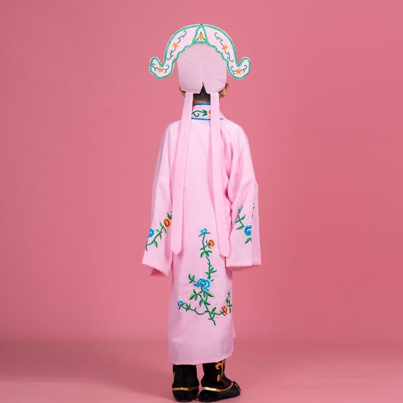 儿童戏服儿童才子服江南四大才子服装六一表演服装唐伯虎服装戏服