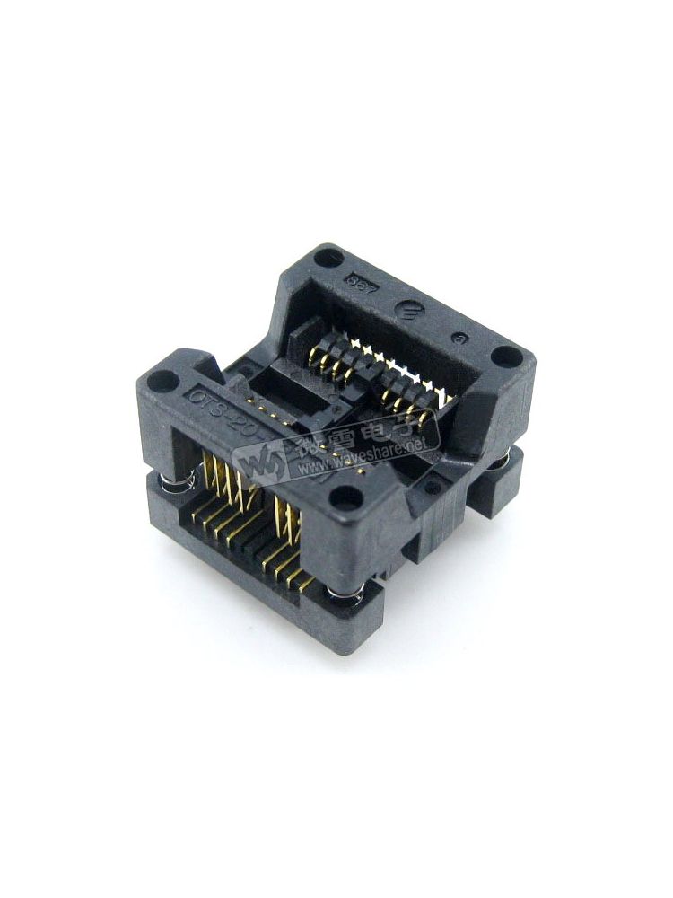 SOP8 SOIC8 SO8脚间距1.27mm测试座2组 OTS-16(20M)-1.27-01