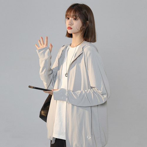 冰丝轻薄透气防晒衣女夏季宽松