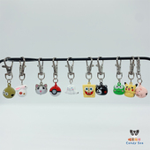精灵球卡通铃铛笼门挂钩 蜜袋鼯·松鼠·防越狱虾扣 笼子门锁