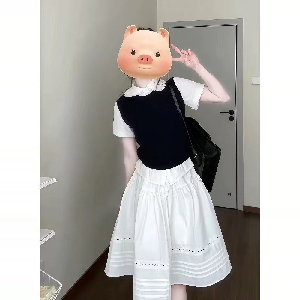 夏装穿搭韩系学院风时尚