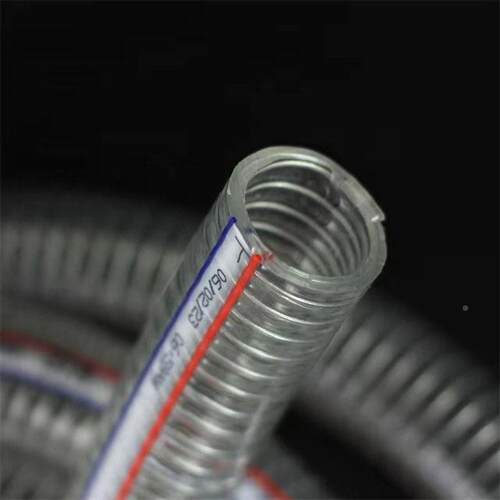 PVC Pieline Is Unobstuted  2r-inch Hose cConveys WGS-Aorry-f