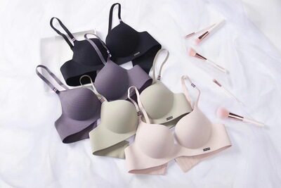 内衣内裤一套装小胸衣文胸罩无钢圈厚模杯聚拢无痕学生少女生高中