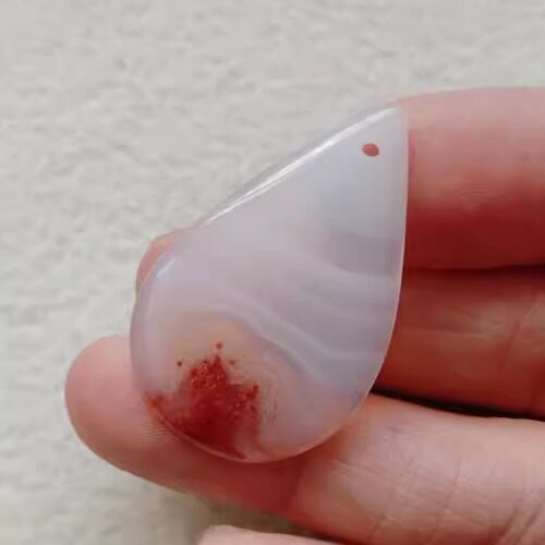 天然玛瑙项坠 紫罗兰 水草玛瑙 吊坠 挂饰 男女款