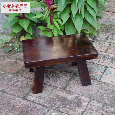 小老乡洗衣服小板凳成人快递打包儿童舞蹈木头家用实木垫脚矮凳子
