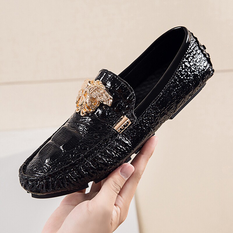 2025春季潮流豆豆鞋社会青年新款软底休闲网红英伦软皮年轻人鞋,流行男鞋,乐福鞋（豆豆鞋）,淘宝优惠券,粉丝福利购,淘宝优惠卷