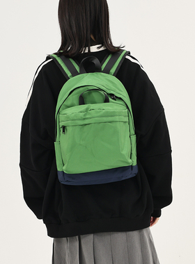 MYE双肩包男简约日系街头情侣款大容量背包通勤电脑包旅行登山包