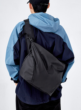 MYE斜挎包潮牌机能背包多用通勤单肩高街机车山本风电脑邮差包男