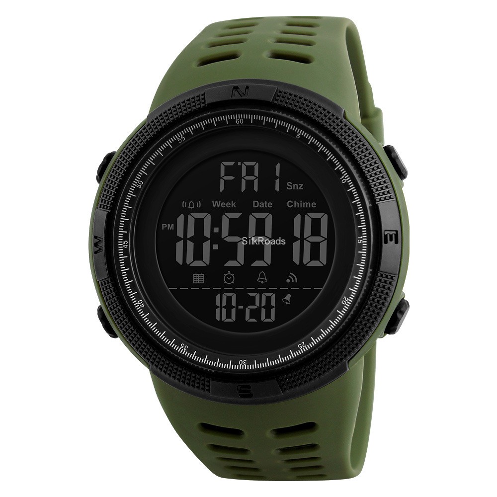 Outdoor Sport Digital watch 50m Waterproof Alarm运动手表-封面