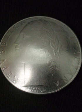手工制作养牛硬币扣 外国真硬币 财布扣 女王，约27MM D29一02