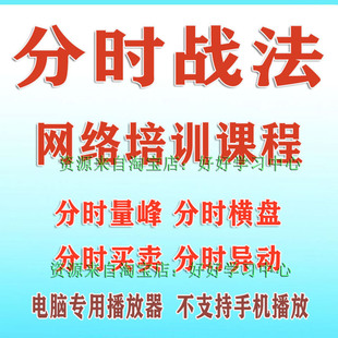 股票分时图交易实战精解炒股如何看懂分时图形态盘口量价视频教程