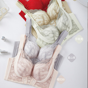 奥嘉馨2318内衣女聚拢薄B杯美容院五排扣收副乳防下垂调整型文胸