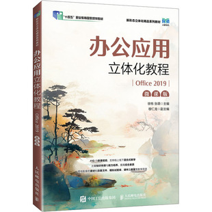 正版现货: 办公应用立体化教程 Office 2019 微课版 9787115651822 人民邮电出版社