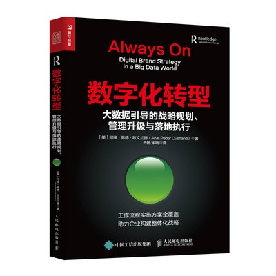 正版现货:数字化转型 大数据引导的战略规划 管理升级与落地执行 企业数字化转型之路 企业管理大9787115517067人民邮电出版社