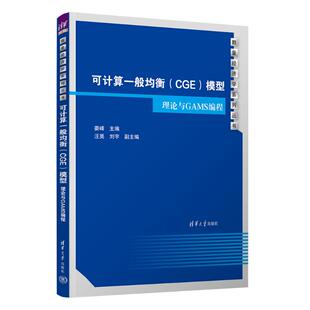 正版现货 可计算一般均衡（CGE）模型  理论与GAMS编程 清华大学出版社 9787302667117