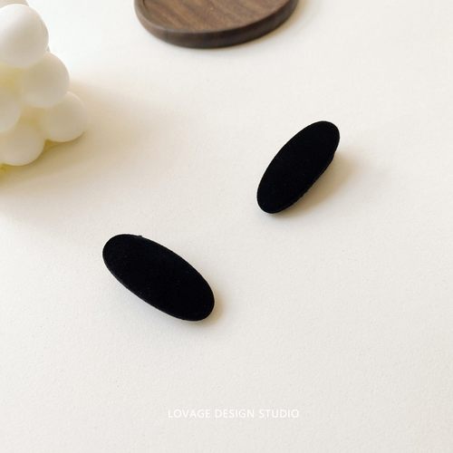 lovage鸭嘴夹植绒丝绒韩版