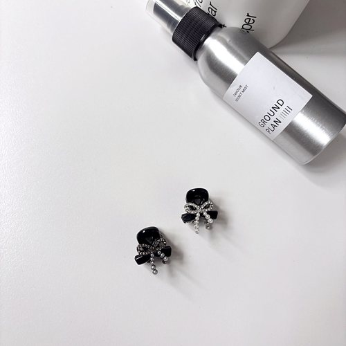 2cm精致蝴蝶结珍珠小发卡小号抓夹鲨鱼夹碎发刘海夹气质发爪发饰